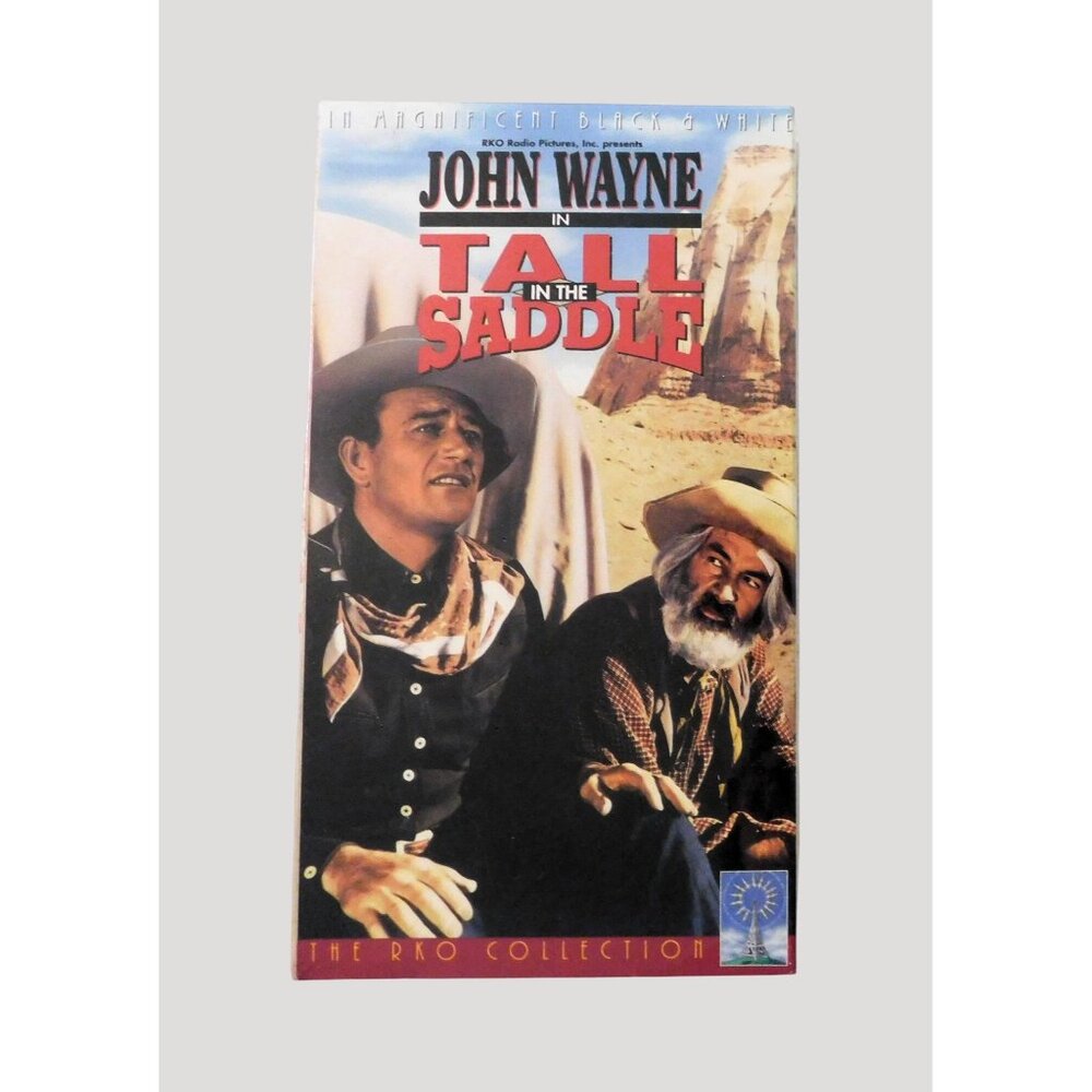 Tall In The Saddle John Wayne Gabby Hayes VHS RKO Collection B/W Movie